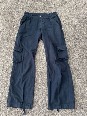 Navy Blue Pacsun Cargo Pants